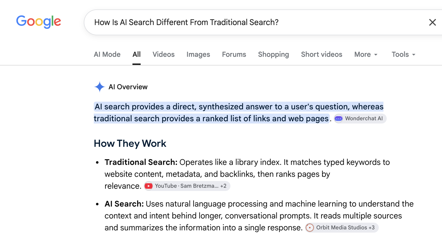 Search Screenshot